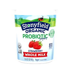 1 8 Oz Container Lowfat Fruit and Nuts Yogurt