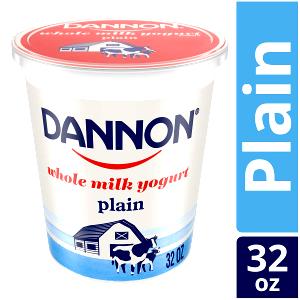 1 8 Oz Container Whole Milk Plain Yogurt