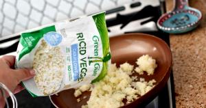 1 8 Oz Frozen Package Yields Cooked Cauliflower (from Frozen, Fat Added in Cooking)