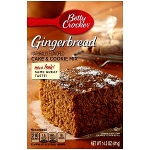 1/8 package (51 g) Gingerbread Cake & Cookie Mix