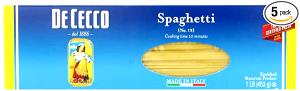 1/8 package (56 g) 4 Spaghetti Pasta
