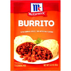 1/8 package (6 g) Burrito Seasoning Mix
