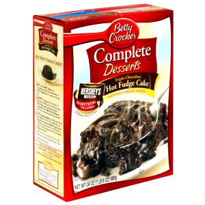 1/8 Package Complete Desserts, Triple Chocolate Hot Fudge Cake