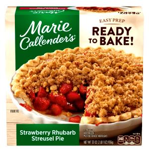 1/8 pie (117 g) Strawberry Rhubarb Streusel Pie
