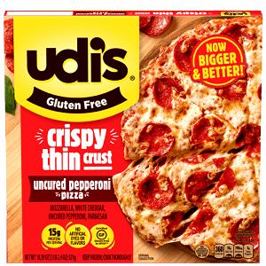 1/8 pizza (133 g) Uncured Pepperoni Pizza