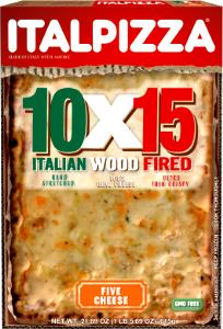 1/8 pizza (145 g) 16" Five Cheese Pizza
