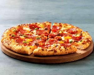 1/8 pizza (145 g) Wholesome@Home Italian Style Supreme Pizza