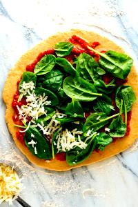 1/8 pizza (2 oz) Whole Wheat Pizza Crust