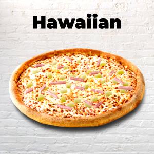 1/8 Pizza Large Hawaiian Feast Ham, Pineapple, Extra Cheese Feast Pizza