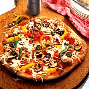1/8 Pizza Medium Vegi Feast Green Pepper, Onion, Mushroom, Black Olive, Extra Cheese Feast Pizza