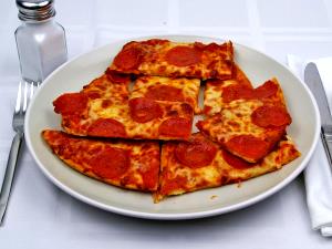 1/8 Pizza Pepperoni Pizza, Medium, Thin Crust