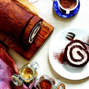 1/8 slice (71 g) Chocolate Swiss Roll