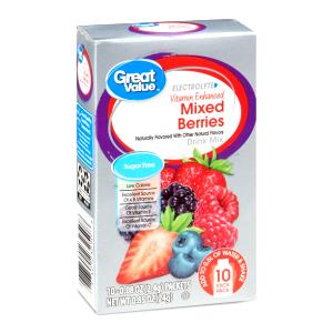 1/8 tub (1.5 g) Dark Berry Sugar Free Powdered Drink Mix