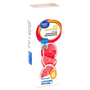 1/8 tub (1.9 g) Sugar Free Pink Lemonade Drink Mix