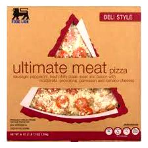 1/9 pizza (138 g) Deli Style Ultimate Meat Pizza