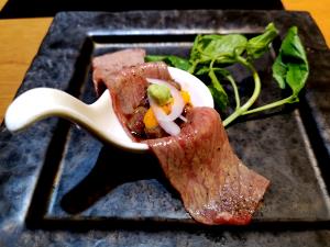 1 appetizer Wagyu Beef & Ginger Potstickers