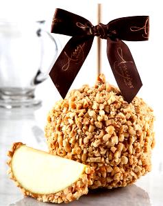 1 apple (3 oz) Caramel Apple with Peanuts