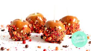 1 apple (85 g) Caramel Apple with Sprinkles