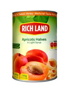 1 Apricot Apricot, Light Syrup, Canned