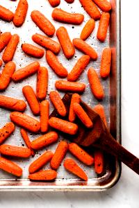 1 Baby Carrot Cooked Carrots (Fat Added in Cooking)