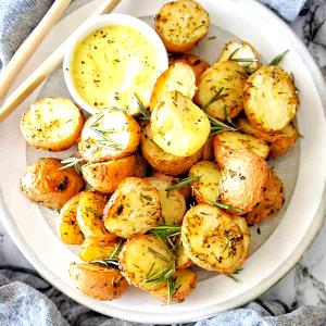 1 Baby Potato Baked Potato (Peel Eaten)