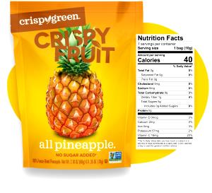 1 bag (10 g) Crispy Pineapple