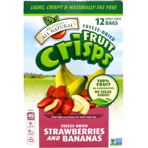 1 bag (12 g) Strawberry Banana Crunch Dried Fruit