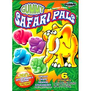 1 bag (17.5 g) Gummy Safari Pals