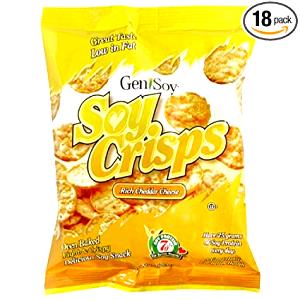 1 bag (18 g) Cheddar Soy Crisps