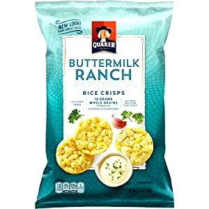 1 bag (19 g) Buttermilk Ranch Rice Crisps
