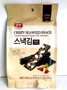1 bag (20 g) Crispy Seaweed Snack with Almonds