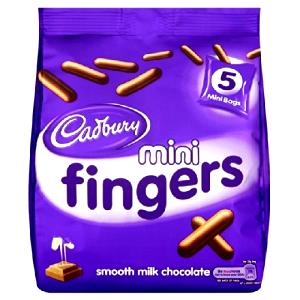 1 bag (22 g) Fingers Mini Breaks
