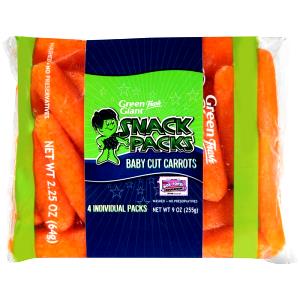 1 bag (2.25 oz) Baby Cut Carrots Snack Pack