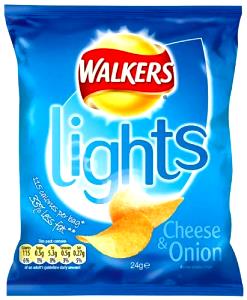 1 bag (24 g) Lights - Cheese and Onion