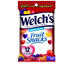 1 bag (26 g) Fruit Snacks - Hearts