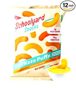 1 bag (26 g) Keto Puffs Cheddar Cheese