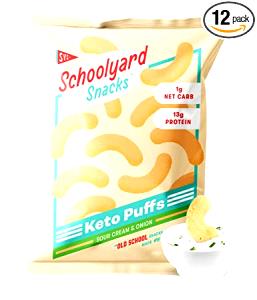 1 bag (26 g) Keto Puffs Sour Cream & Onion