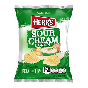 1 bag (28 g) Rippled Potato Chips