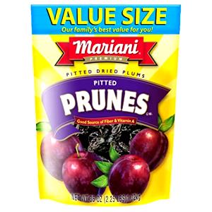 1 bag (3 pieces) (26 g) Pitted Prunes