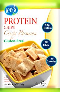 1 bag (34 g) Better Balance Crispy Parmesan Protein Chips (Package)