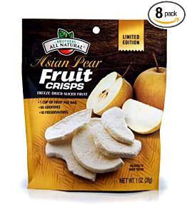 1 bag (34 g) Freeze Dried Asian Pears