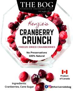 1 bag (34 g) Freeze Dried Cranberries