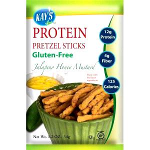 1 bag (34 g) Jalapeno Honey Mustard Protein Pretzels