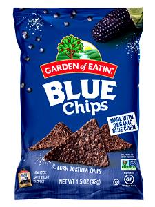 1 bag (42 g) Blue Corn Tortilla Chips (Bag)
