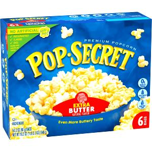 1 bag (43 g) Extra Butter Single Serve Microwave Popcorn