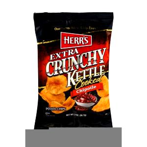 1 bag (57 g) Extra Crunchy Kettle Cooked Potato Chips Smoke Dried Chipotle