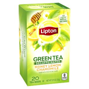 1 Bag LIPTON® 100% Natural Decaffeinated Green Tea