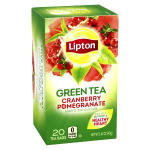 1 Bag LIPTON® Cranberry Pomegranate Green Tea