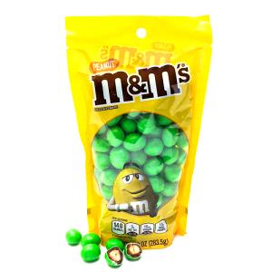 1 Bag Peanut Chocolate Candies Green Singles