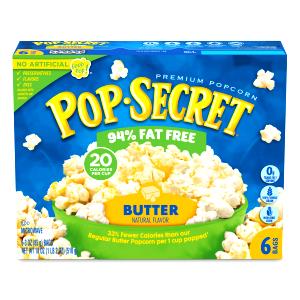 1 Bag Popcorn, Butter, Reduced Fat